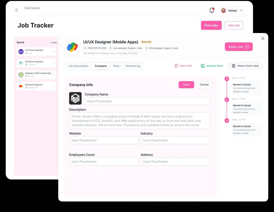 Save Jobs across 100+ Job Boards effortlessly